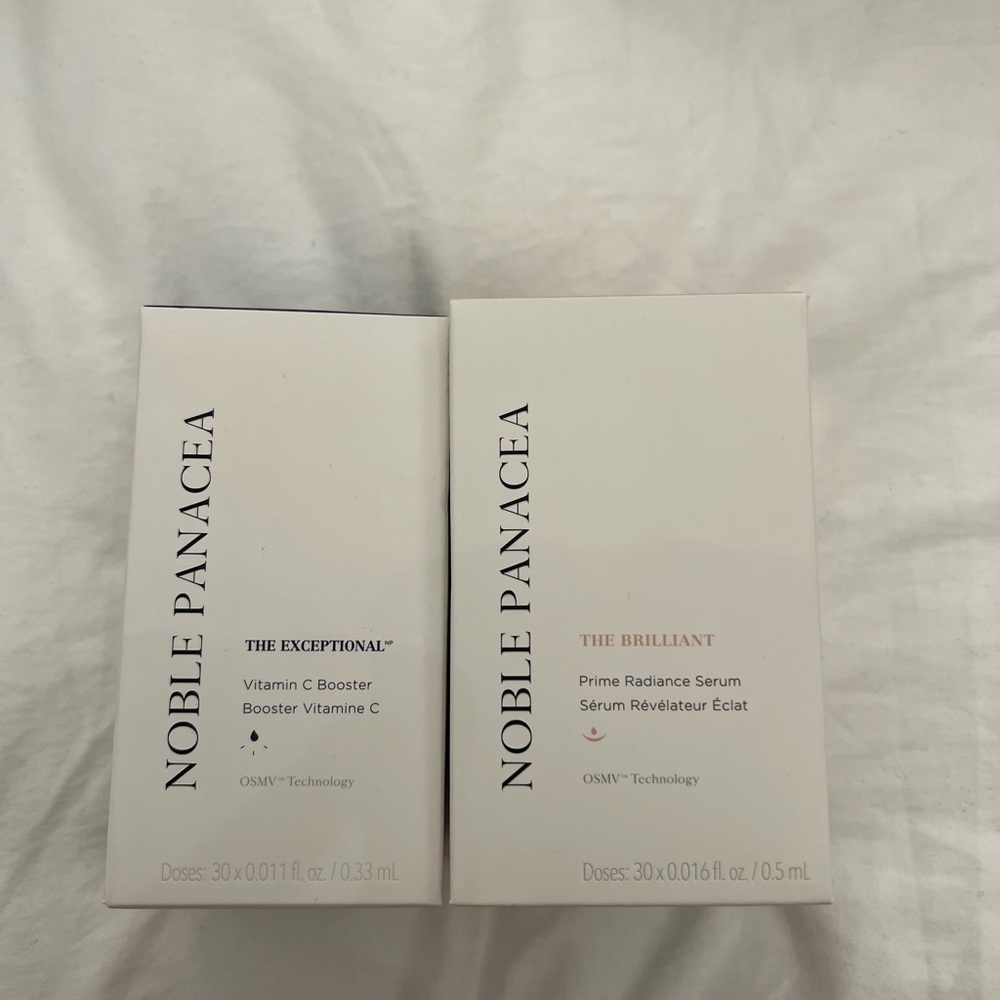 Noble Panacea Vitamin C and Prime Radiance Serum
